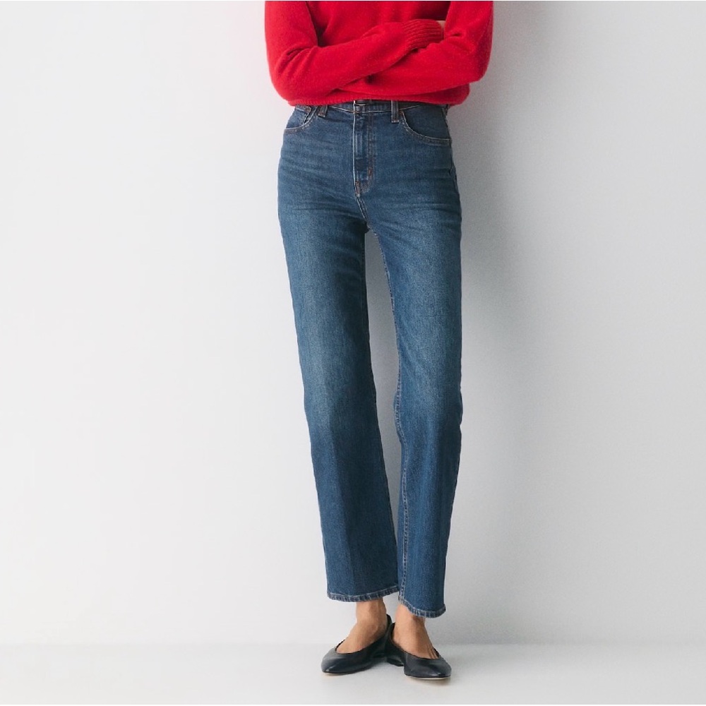 Arlo Denim Forum High Rise Straight Leg Jeans 28L